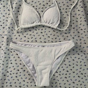 White bikini set, Size S.